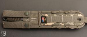  Couteau " Pacific Clip Point Serrated Black " de Chris Reeve - CPM S35VN