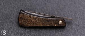     Couteau " Piémontais " custom par Sourire Duville - Corne de chèvre et San-Maï