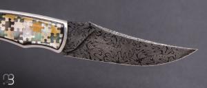   Couteau "Pointix lock back" custom de Florent Dall'ava - L'atelier Dall'ava