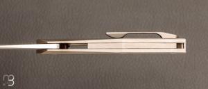 Couteau " P'ti "  custom par Philippe Jourget - Titane et CPM 154 CM