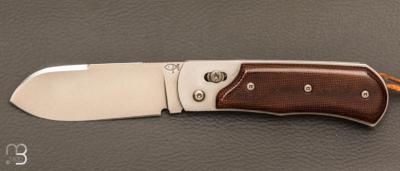  Couteau " Robusto" par Éric Parmentier - Micarta et RWL34
