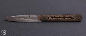    Couteau " Rouennais " par Thomas LECAS - Laiton
