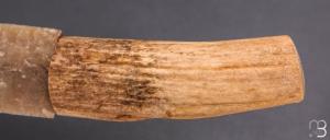 Couteau " Silex blond et bois de cerf " par Kévin Chartier