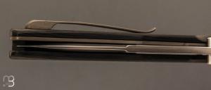   Couteau  "  Starfighter " par Robert Terzuola - Fibre de carbone et CPM-154