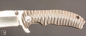 Couteau "Tango II" par Tim Britton - Titane