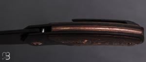  Couteau " UNNAMED#01 BLACK " David Lespect par WE KNIFE