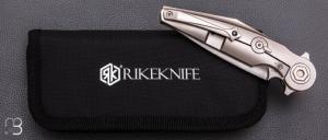   Couteau " Viper 3 P/GCF " par Rikeknife - Titane et lame en M398