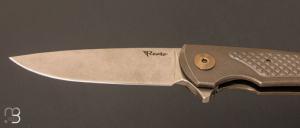    Couteau " Wave " Titane et M390 par Reate Knives