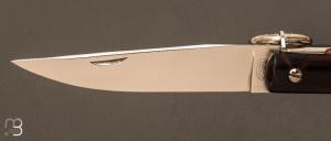   Couteau de poche Yatagan 10 cm par J. Mongin - Bois de fer