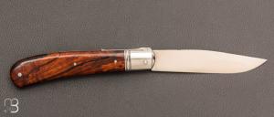   Couteau "Yatagan à palanquille " par Romain Alvarez - Bois de fer et lame en RWL34