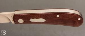   Couteau  " Zulu " par Aleksandr Vetrov - Micarta / M390