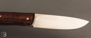   Couteau " Drop " slipjoint  custom par Raphaël Durand - Bois de fer et RWL34