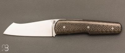    Couteau " Bohème " de Rémi Lavialle - Lame de Feu - Fibre de carbone et 90MCV8