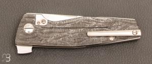   Couteau   "   custom flipper  " par Petr Hofman - Zirconium et RWL34