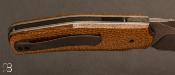 Couteau custom micarta et lame en elmax par Guy Poggetti