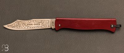 Couteau de poche Douk-Douk Color rouge GM par Cognet