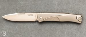 Couteau de poche THRILL Titane gris mat par Lionsteel