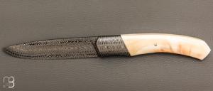 Couteau droit semi intégral " 1820 Berthier " par Anthony Brochier 