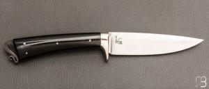 Couteau  fixe par Laurent Gaillard - G10 et 100C6