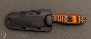   Couteau fixe " Xancudo S35VN Black-Orange G10 " par Esee - XAN2-006