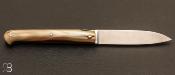 Couteau "Sauveterre" pliant régional par Vialis - Corne blonde