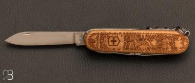 Couteaux suisse Victorinox Climber Wood Swiss Spirit Special Edition 2021 -  1.3701.63L21