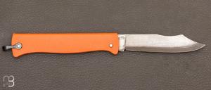 Couteau "Douk-Douk VG10 damas" série limitée - orange