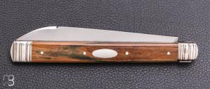    Couteau " Grand Marquis " par Mathieu Herrero - Ivoire de mammouth et lame en XC100