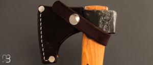 Hache "Small Hatchet"  forgée main Gränsfors + étui cuir