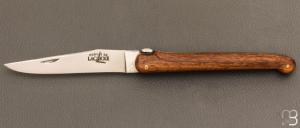    Couteau Laguiole Henri Pages ch�ne subfossile plein manche par Forge de Laguiole