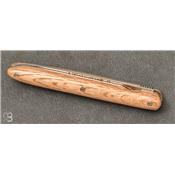 Couteau de poche l'Épicurien Liner 12cm chêne vert