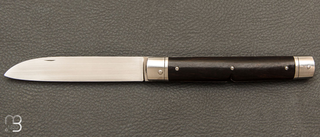 Couteau de Notaire Ébène mitres inox de Glenn Guillou