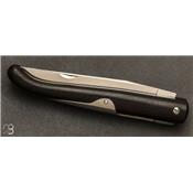 Couteau de poche Bieslois 12 cm Ebène par J. Mongin