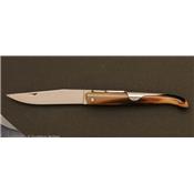 Couteau de poche Bieslois 12 cm Corne blonde par J. Mongin