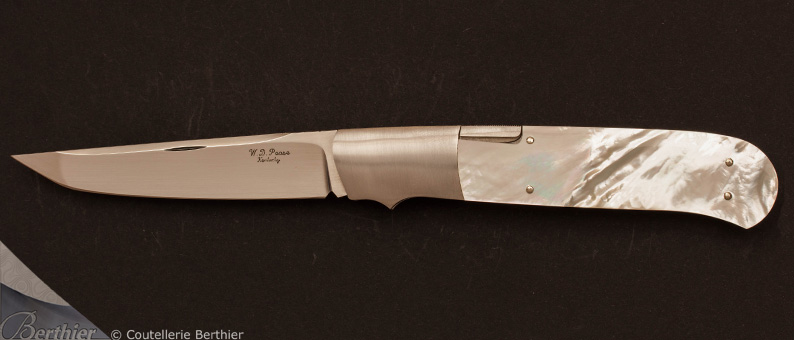 9SM27 custom pocket knife by W.D. Pease