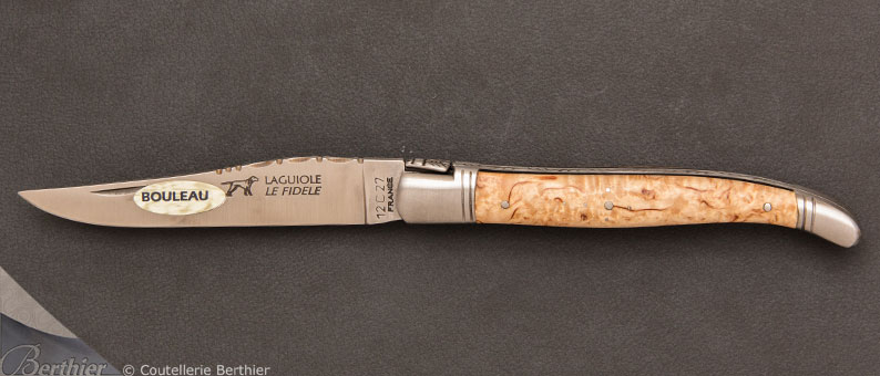 Couteau de poche Laguiole 12cm Bouleau par Le Fidèle