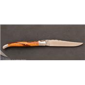 12cm Snake wood Laguiole pocket knife