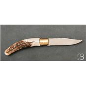 Couteau Old Bear bois de cerf Custom n°2