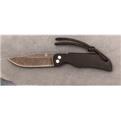 Couteau de cou le Bowie pliant G10 Noir