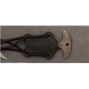 Couteau de cou Push Dagger Black