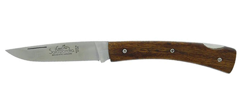 Couteau de poche à pompe 10cm Bois du désert HB_64211
