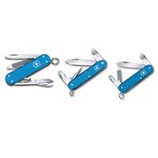 Lot de 3 couteaux Suisse Victorinox Édition Limitée 2020 - Bleu AQUA