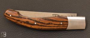 Couteau "  Baroudeur  " Bocote et lame RWL-34 par Jean-Paul Tisseyre