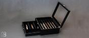   Coffret bois pour 10 couteaux de collection par Laguiole en Aubrac
