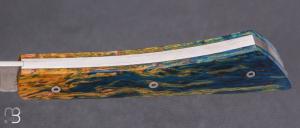     Couteau "Arca Andrea" par Le Fidèle - Bouleau stabilisé et 12C27