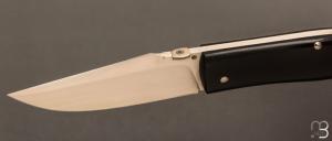 Couteau  " BAD ASS " custom lock-back par Raphaël Durand - G10 et RWL34