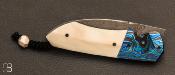 Couteau " Balrog S " Zircuti et ivoire de phacochère par Florian Keller
