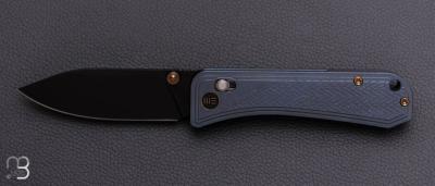   Couteau " Bougie Banter WE24009-1 " WE KNIFE - Blue Titanium et CPM S45VN