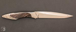 Couteau " Chrysalide " prototype fixe par Charly BENNICA - Biggs Jasper et RWL-34