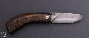 Couteau de poche Corse de Jean-Jacques Bernet - Corne de bouc